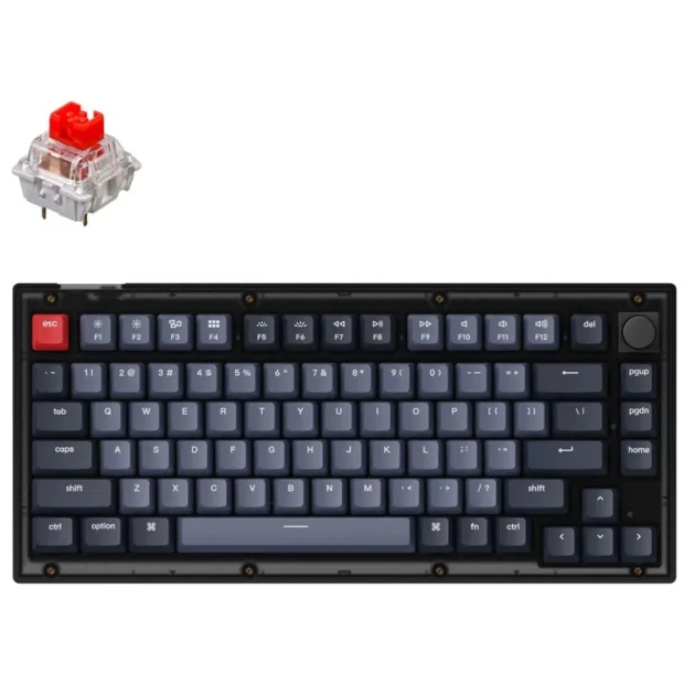 Клавиатура Keychron V1 Knob RGB V1-C1 (Keychron K pro Red)